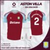 Quần Áo Bóng Đá Aston Villa Sân Nhà 2024-2025