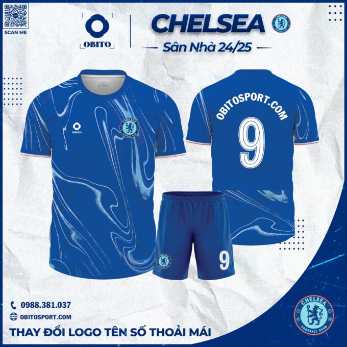 Set Áo Bóng Đá Chelsea Sân Nhà 2024-2025 Mới Nhất