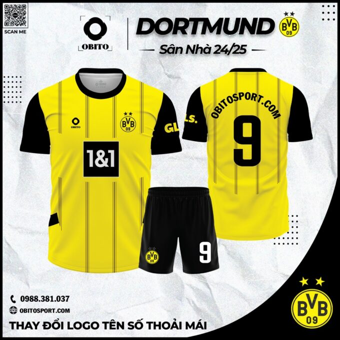 Áo Đá Banh Dortmund Sân Nhà 2024-2025 Mới Nhất