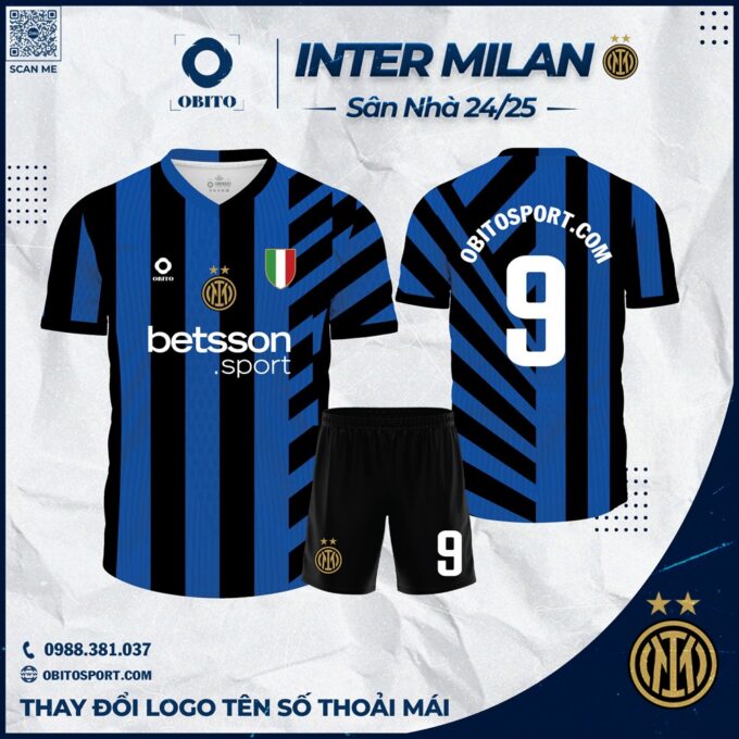 Áo Bóng Đá Inter Milan Sân Nhà 2024-2025