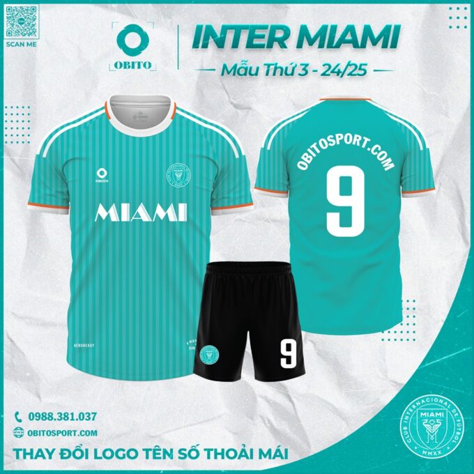 Áo Bóng Đá Inter Miami Mẫu Thứ 3 2024-2025