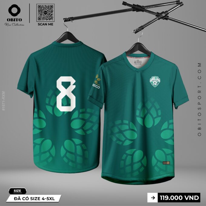 Demo Mẫu Áo Đấu FC Thôn Phù Sơn Thiết Kế Xuất Sắc Tại Obito Sport