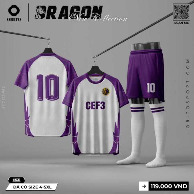 Demo Áo Thi Đấu FC CEF3 Tại Obito Sport Cực Chất