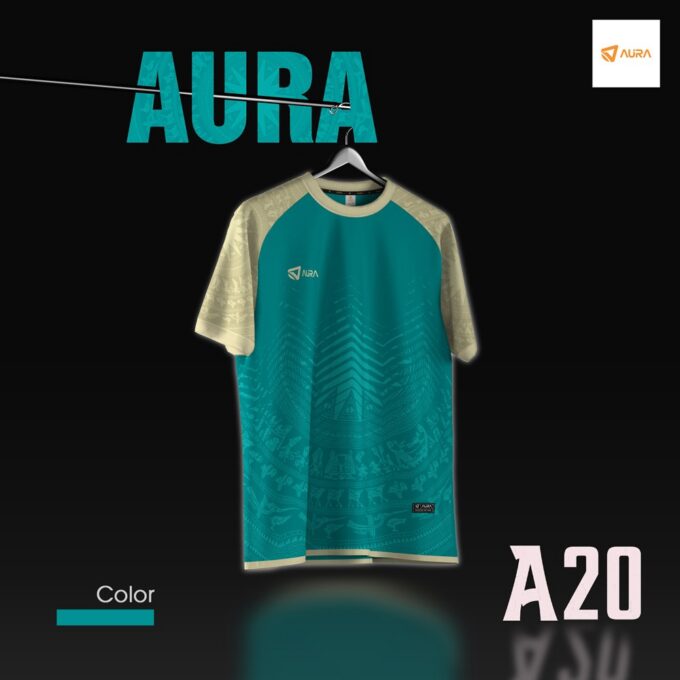 Cập Nhật Mẫu Áo Bóng Đá Aura A20 Màu Xanh Ngọc Độc Lạ