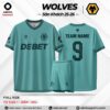 Mẫu Áo Đấu WOLVES Sân Khách 25-26