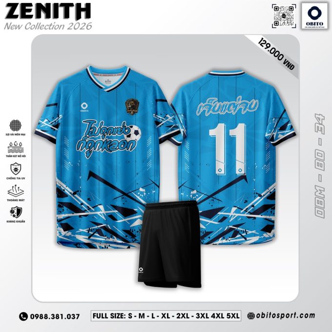 Áo Đấu Zenith Xanh Dương – Tỏa Sáng Phong Cách Thể Thao 2026